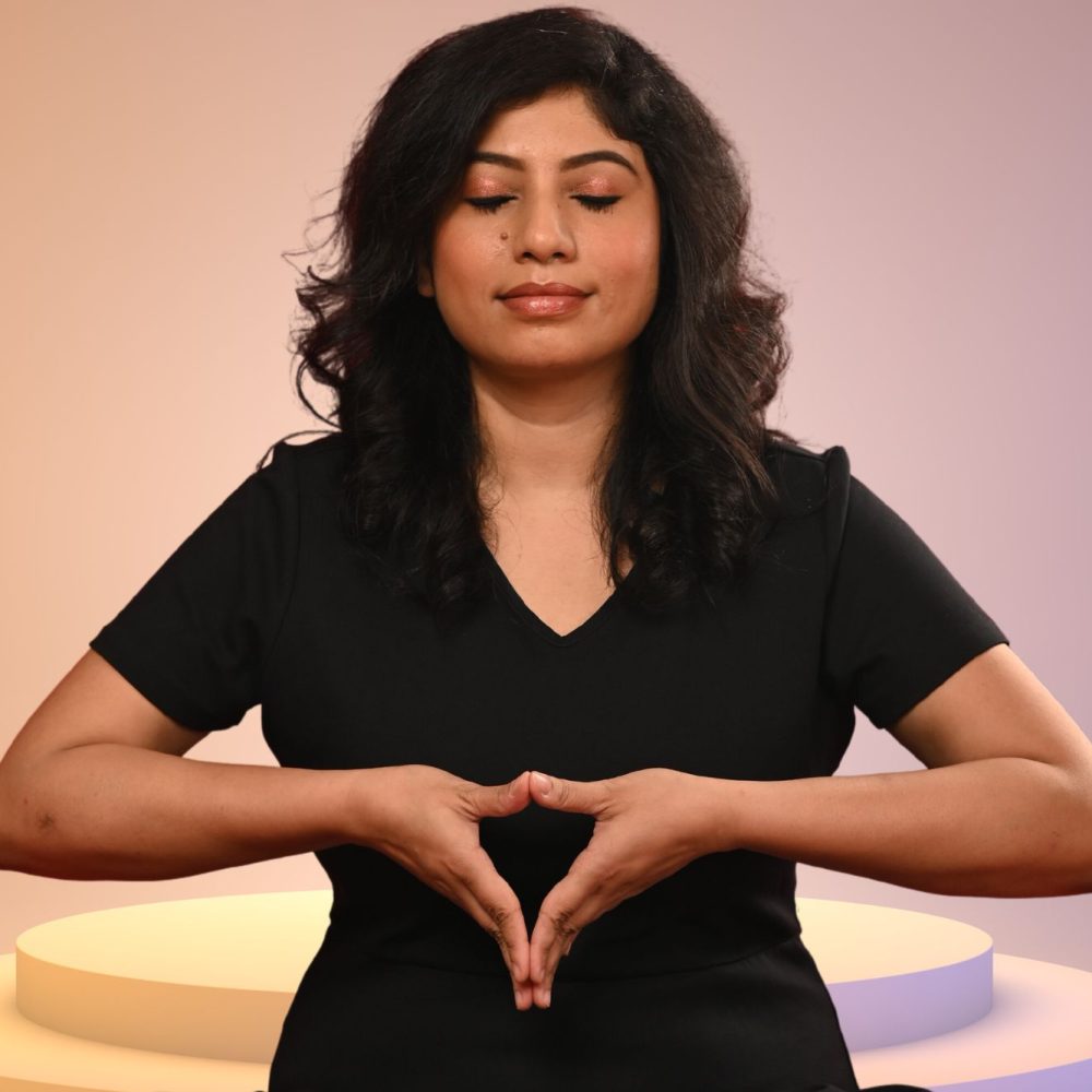 moumita meditating